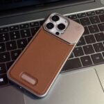 Leather Frameless Metal Aromatherapy Magnetic iPhone Case - Image 4