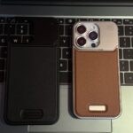 Leather Frameless Metal Aromatherapy Magnetic iPhone Case - Image 6