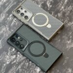 Carbon Stand Metal Magsafe Case for Samsung - Image 3
