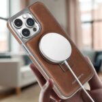 RMBMAX Super Finish Leather Magsafe Stand iPhone Case - Image 5