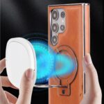 RMBMAX PU Leather MagSafe Stand Case For Samsung - Image 6