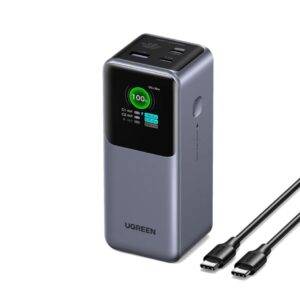UGREEN Nexode Power Bank 25000mAh 200W with Digital Display