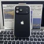 Black PC Hard Case With Camera Lens Protection for iPhone