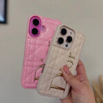 Dior Premium PU Leather Case For iPhone - Image 6