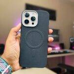 Premium Pu Lather Magsafe Case For iPhone - Image 2
