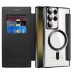 Samsung Electroplated Transparent Leather Magsafe Case - Image 3