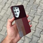 LUXO Life Carbon Fiber Texture Matte Bumper iPhone Case (Mixed-Red-New) - Image 2