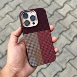 LUXO Life Carbon Fiber Texture Matte Bumper iPhone Case (Mixed-Red-New) - Image 2