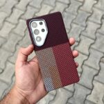LUXO Life Carbon Fiber Texture Matte Bumper iPhone Case (Mixed-Red-New)