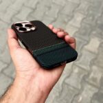 LUXO Life Carbon Fiber Texture Matte Bumper iPhone Case (Mixed-Black) - Image 3
