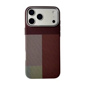 LUXO Life Carbon Fiber Texture Matte Bumper iPhone Case