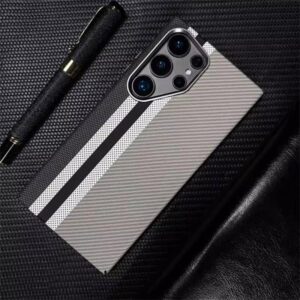 LUXO Life Carbon Fiber Texture Matte Bumper iPhone Case