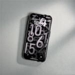 LUXO Life Carbon Fiber Texture Matte Bumper iPhone Case (Black-White) - Image 7