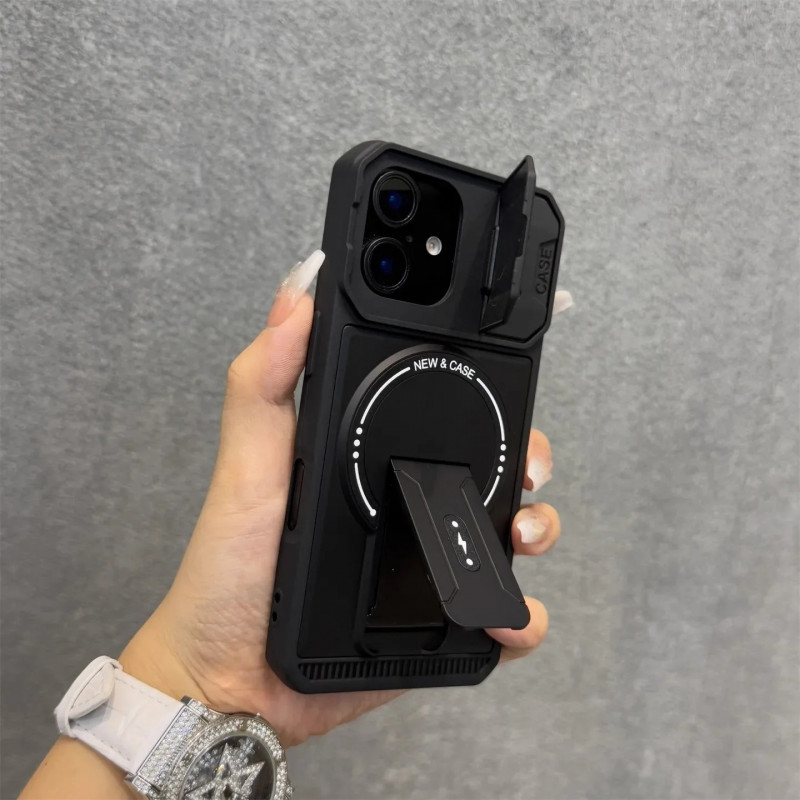 CamSheell Folding Bracket Armor Magnetic Case for iPhone - Image 3