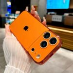 Dikex Orange Colour Luxury Case for iPhone - Image 2