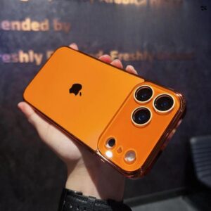 Dikex Orange Colour Luxury Case for iPhone