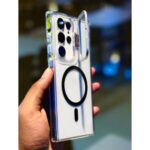 Crystal Clear Camera Stand Case For Samsung Galaxy - Image 3
