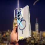 Crystal Clear Camera Stand Case For Samsung Galaxy - Image 4