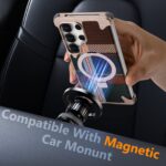 Carbon Fibre Magnetic Kickstand Metal Case for Samsung - Image 8