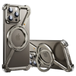 Z Shaped Metal Magsafe Case with Stand for iPhone