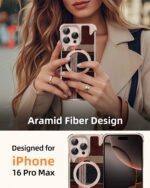 Carbon Fibre Magnetic Kickstand Metal Case for iPhone - Image 8