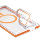 Anti Yellow Crystal Clear Camera Stand Protective Case For Samsung - Image 7