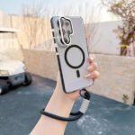 Anti Yellow Crystal Clear Camera Stand Protective Case For Samsung - Image 6