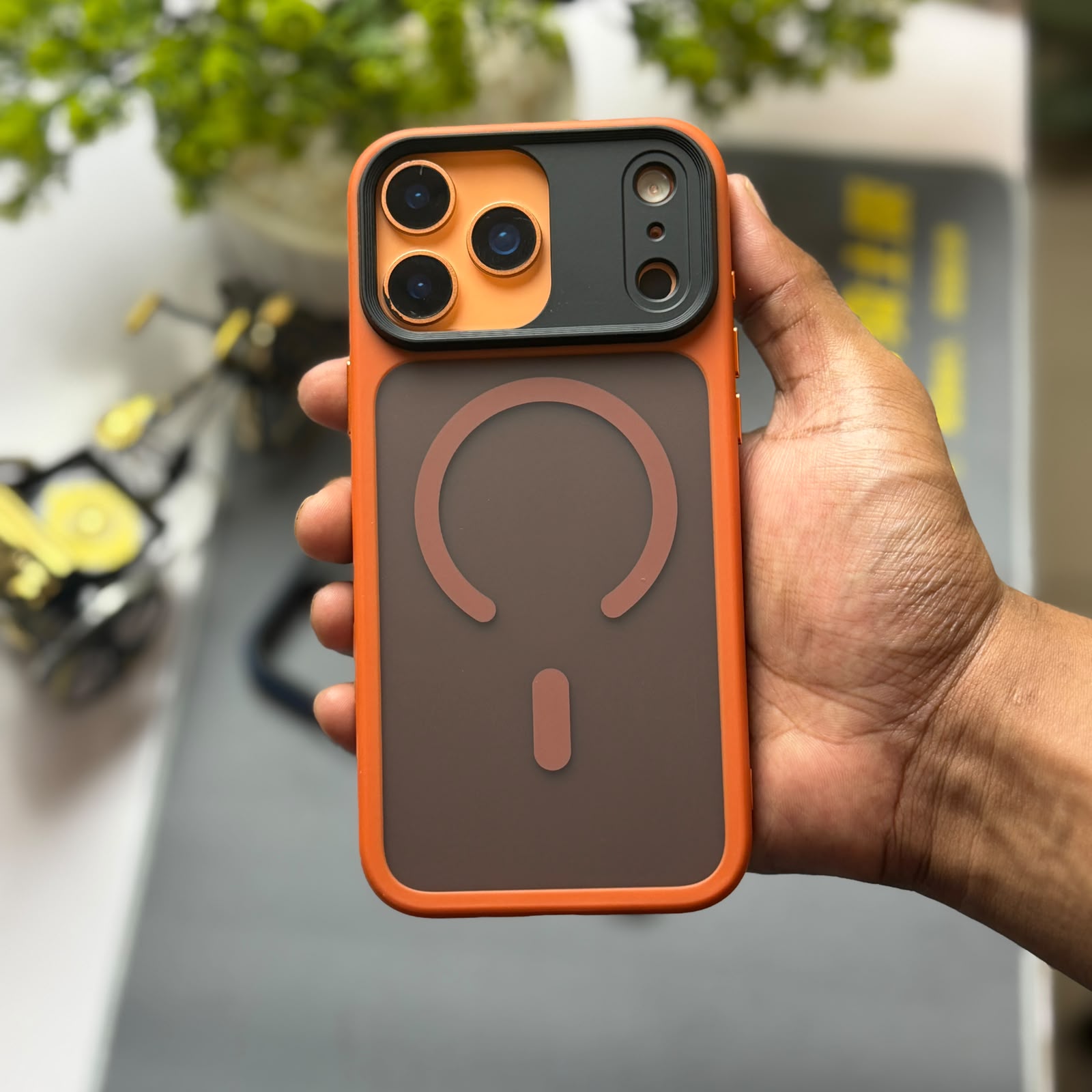 NJOYNY Drop Proof MagSafe Case for iPhone 17 Pro Max