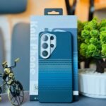 Knit Phone Brand Case with Metal Camera Protector For Samsung Ultra Series