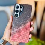 Knit Phone Brand Case with Metal Camera Protector For Samsung Ultra Series - Image 2