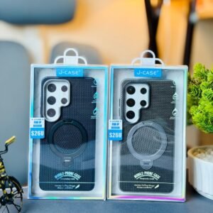 J-CASE Metal Camera Protector & KickStand Case For Samsung