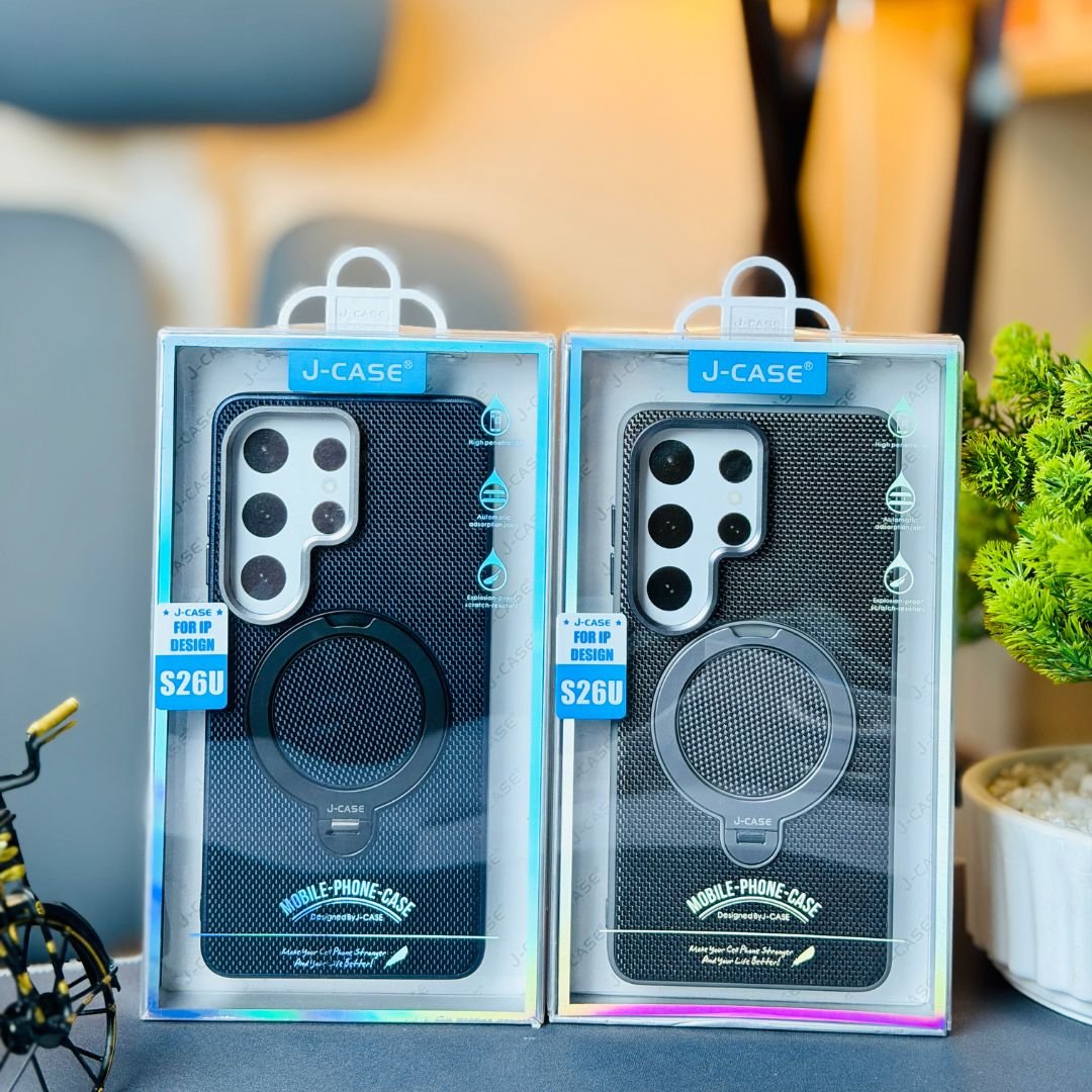 J-CASE Metal Camera Protector & KickStand Case For Samsung