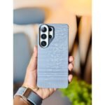 Knit Phone Brand Case with Metal Camera Protector For Samsung Ultra Series - Image 6