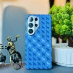 Knit Phone Brand Case with Metal Camera Protector For Samsung Ultra Series - Image 8