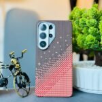 Knit Phone Brand Case with Metal Camera Protector For Samsung Ultra Series - Image 9