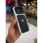 Premium Leather Tuxtured Strong Grip and Lens Safety Design Phone Case for iPhone - Image 5