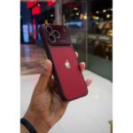 Premium Leather Tuxtured Strong Grip and Lens Safety Design Phone Case for iPhone - Image 6