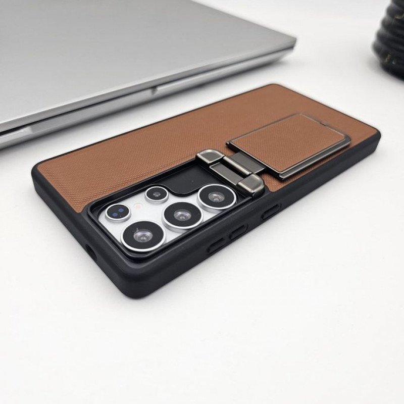 Piblue Leather Camshield Phone Case for Samsung Galaxy - Image 6