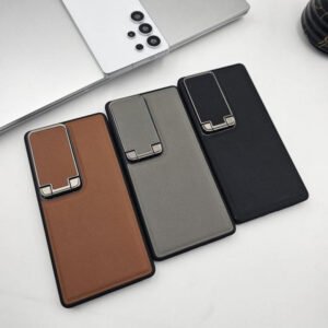 Piblue Leather Camshield Phone Case for Samsung Galaxy