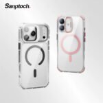 Sanptoch Clear Shockproof Magsafe Lens Stand Phone Case For iPhone - Image 9