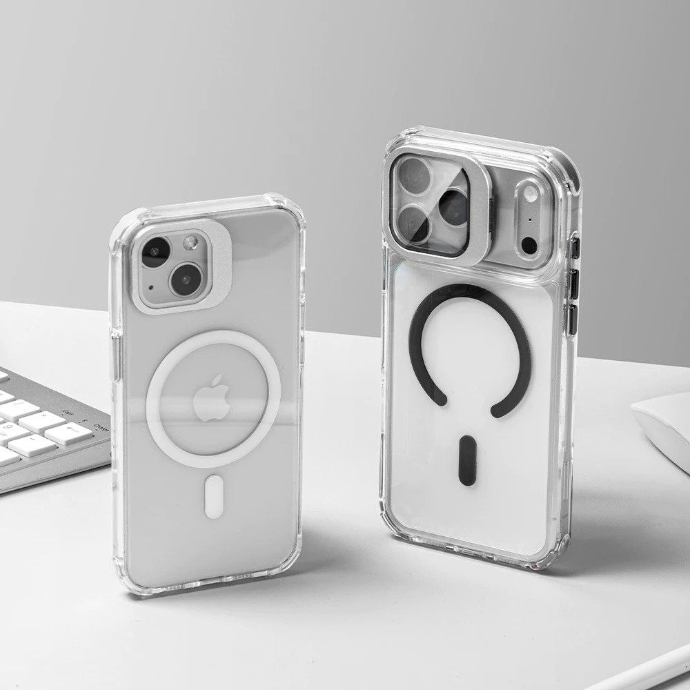 Sanptoch Clear Shockproof Magsafe Lens Stand Phone Case For iPhone - Image 4