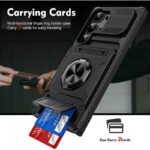 Samsung Galaxy Protective Shockproof Rugged Military Grade Drop Protection with Card Slots Kickstand Phone Case for Samsung - Image 8