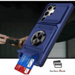 Samsung Galaxy Protective Shockproof Rugged Military Grade Drop Protection with Card Slots Kickstand Phone Case for Samsung - Image 4