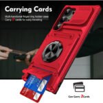 Samsung Galaxy Protective Shockproof Rugged Military Grade Drop Protection with Card Slots Kickstand Phone Case for Samsung - Image 5