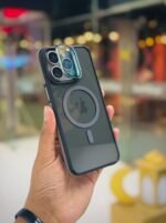 Case Pro Magsafe Magnetic Camera Glass Protector Stand Case for iPhone - Image 8