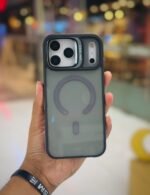 Case Pro Magsafe Magnetic Camera Glass Protector Stand Case for iPhone - Image 3